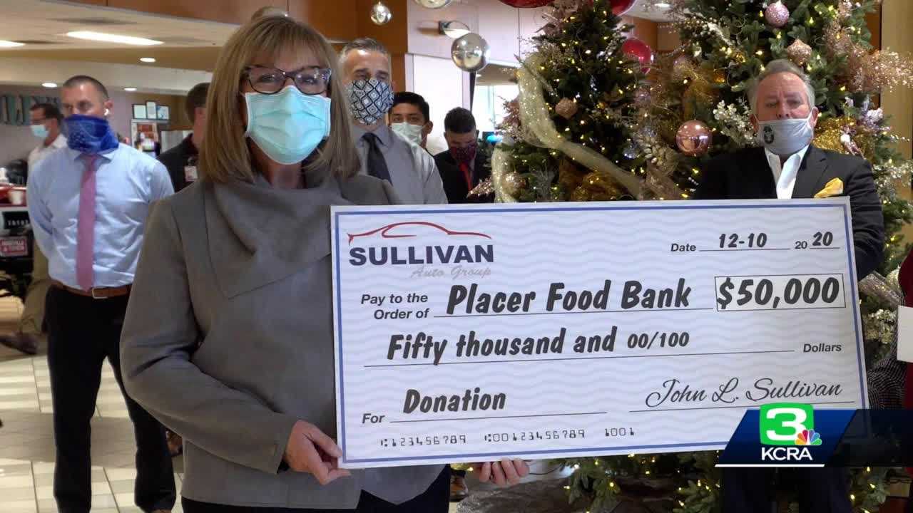 $50,000 surprise leaves Placer Food Bank stunned, speechless - Vimarsana News