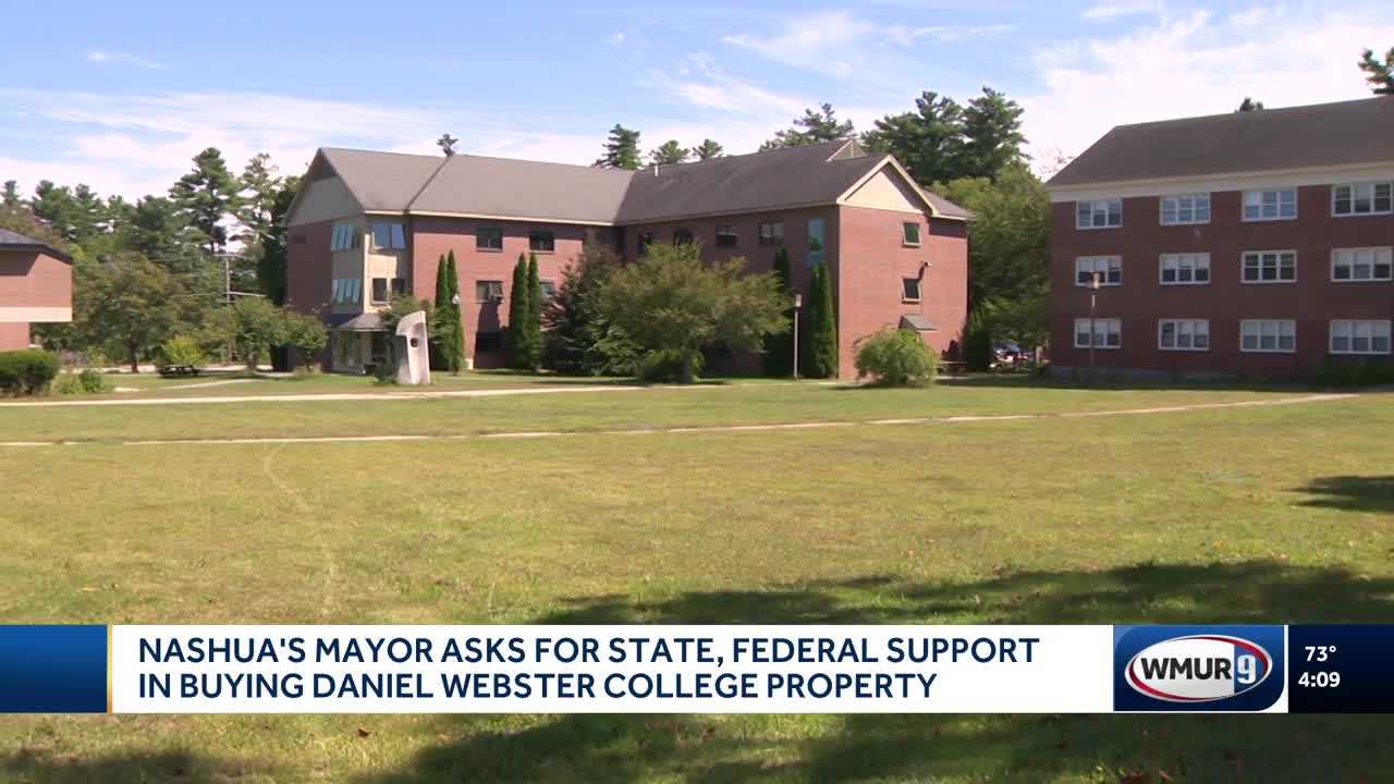 Nashua mayor asks for state, federal support to buy Daniel Webster College property