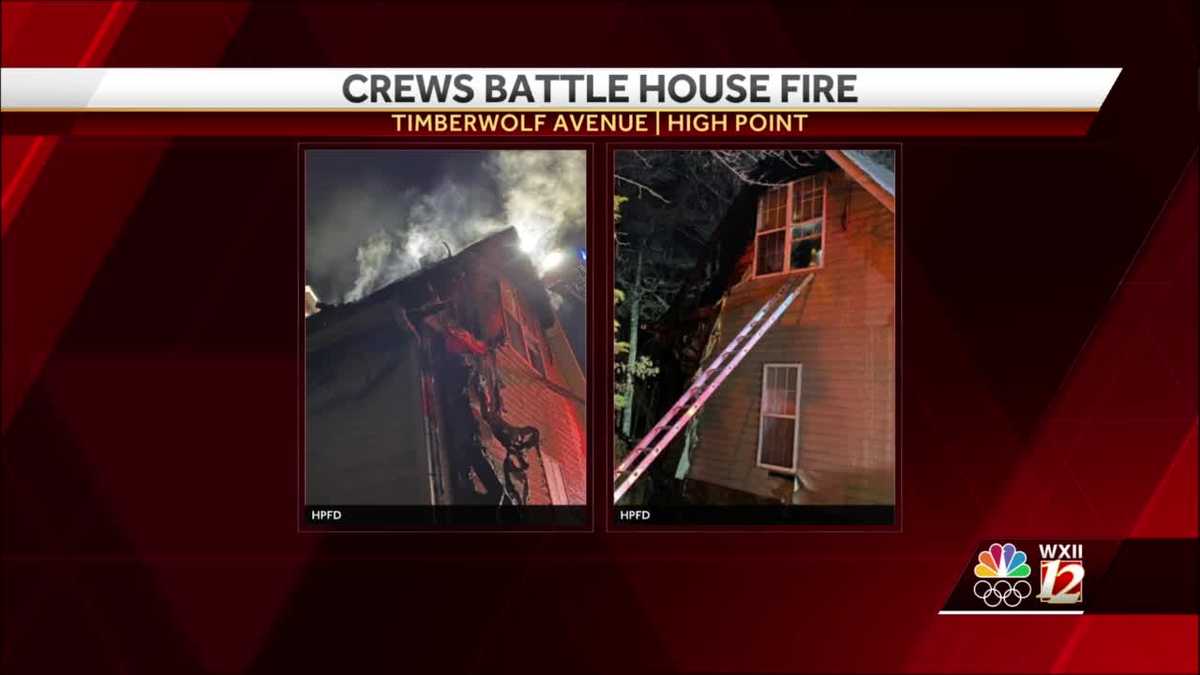 High Point crews battle early morning house fire