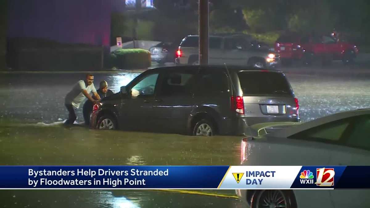 Several people rescued by North Carolina man from High Point floodwaters