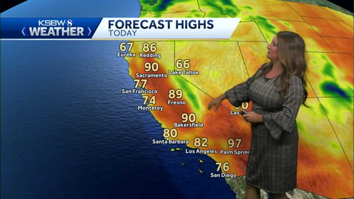 Afternoon sunshine and warmth today, hot tomorrow