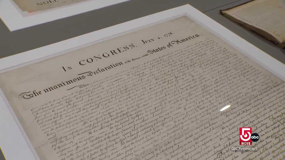 Symbols of American history on public display in Boston