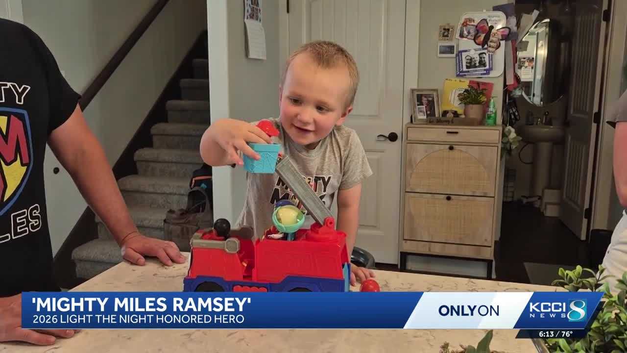 Young boy rings the bell after more than 800 days of leukemia treatment