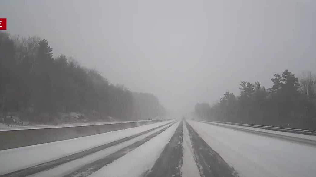 Numerous spinouts reported as snow blankets roads across New Hampshire