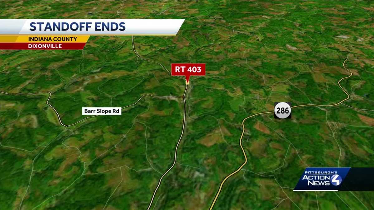 Indiana County standoff ends in arrest