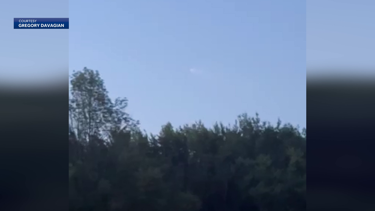 SpaceX Falcon 9 Rocket spotted over Mass.