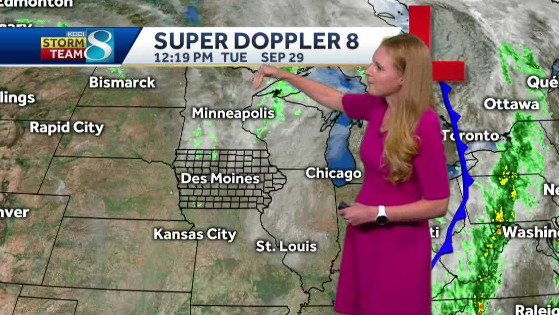 Breezy with a mix of sun and clouds ahead