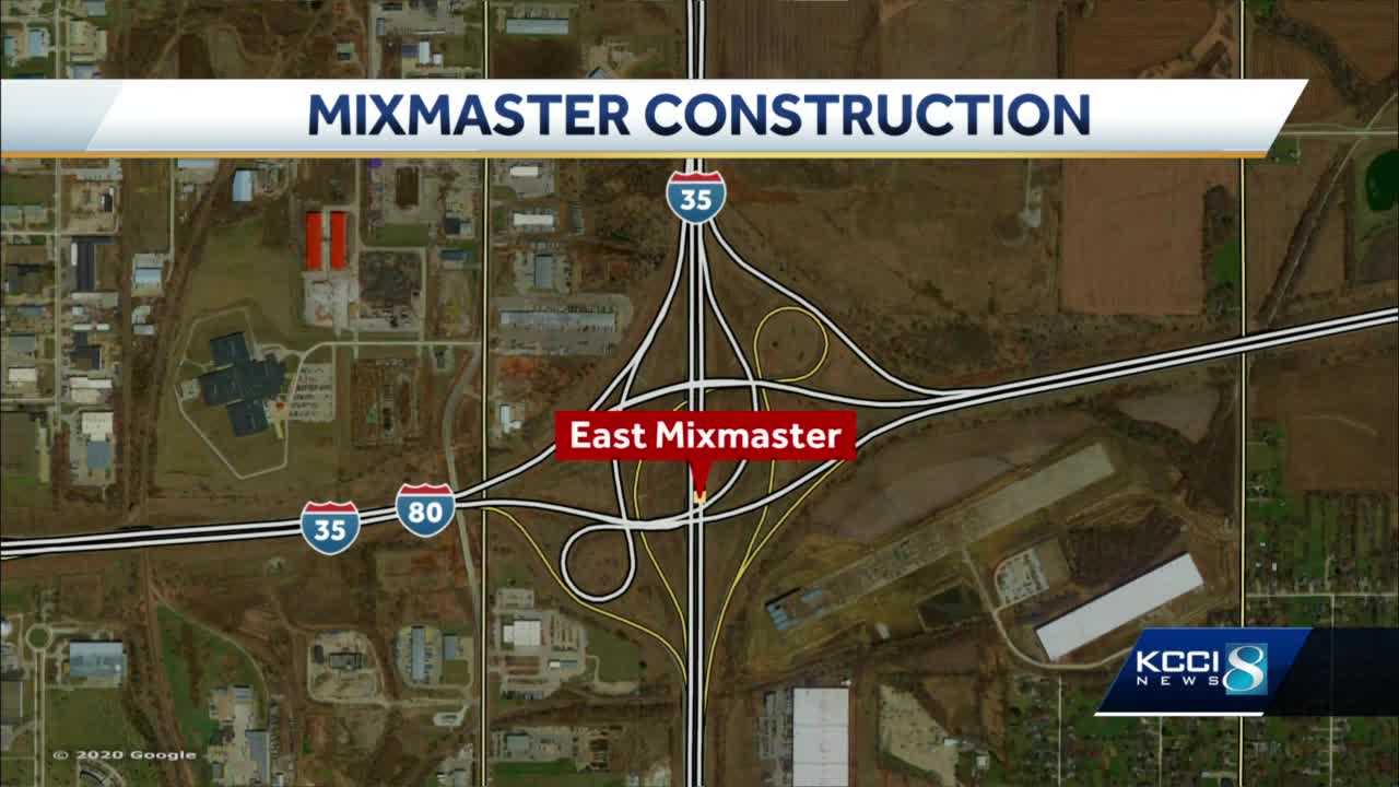 Construction Lane Closures Impact Traffic At East Mixmaster