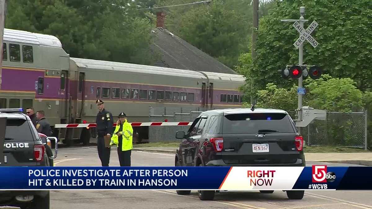 Man struck, killed by train in Hanson
