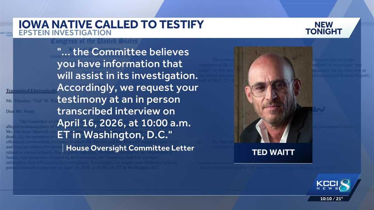 Former Sioux City businessman to testify in Epstein investigation