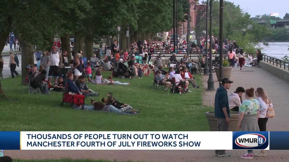 Manchester hosts 4th of July fireworks show