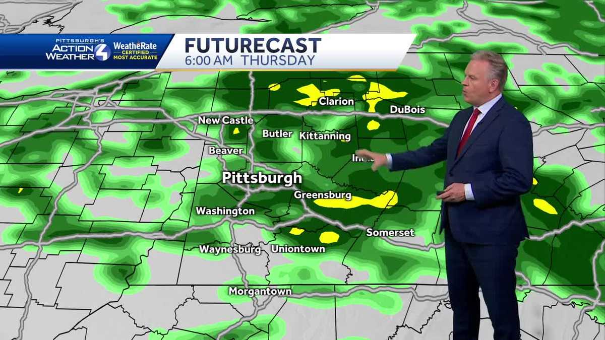 Severe Weather Alert: Heavy rain to impact Pittsburgh region Wednesday