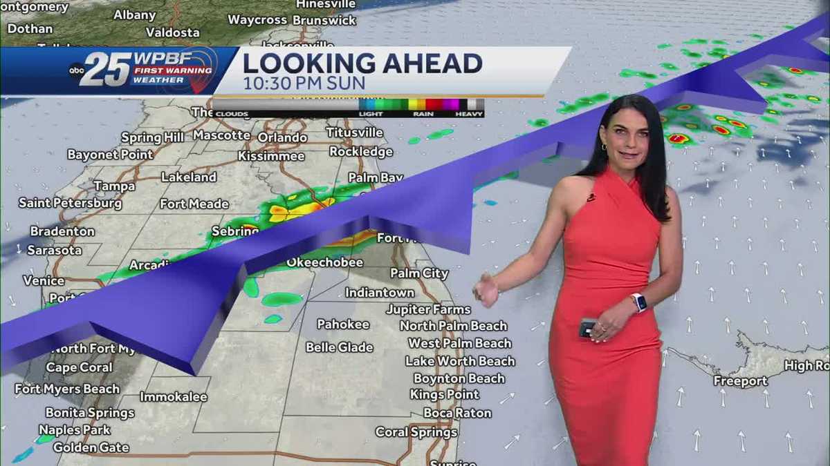 Rain and relief from the heat on the way