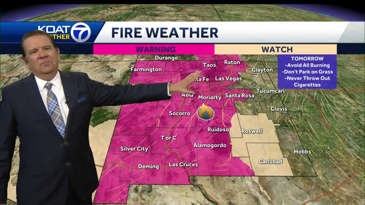 Very strong winds, blowing dust and dangerous crosswinds ahead