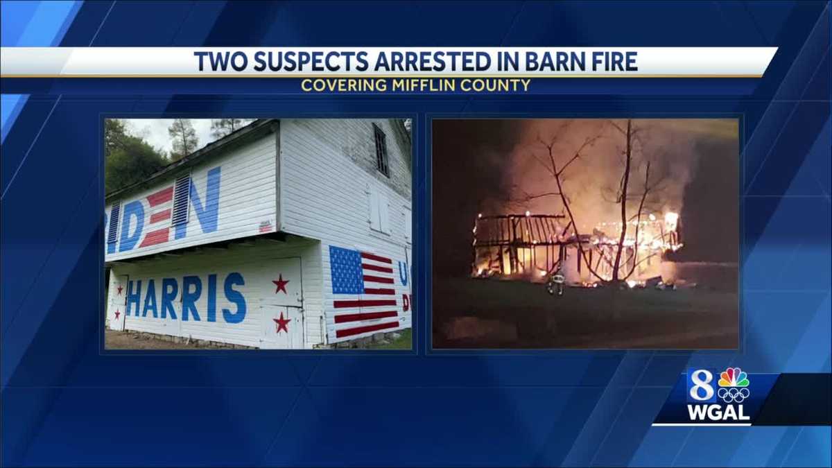 MIFFLIN COUNTY Two teenagers charged in 'Biden Barn' burning