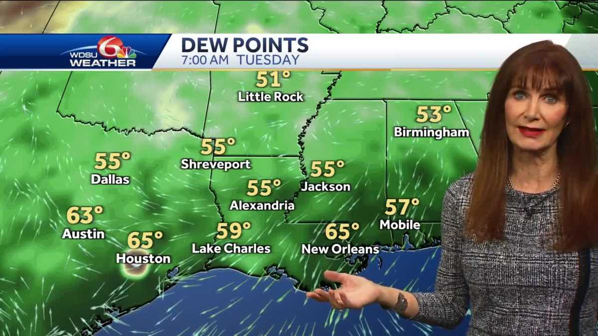 Drier air on the way