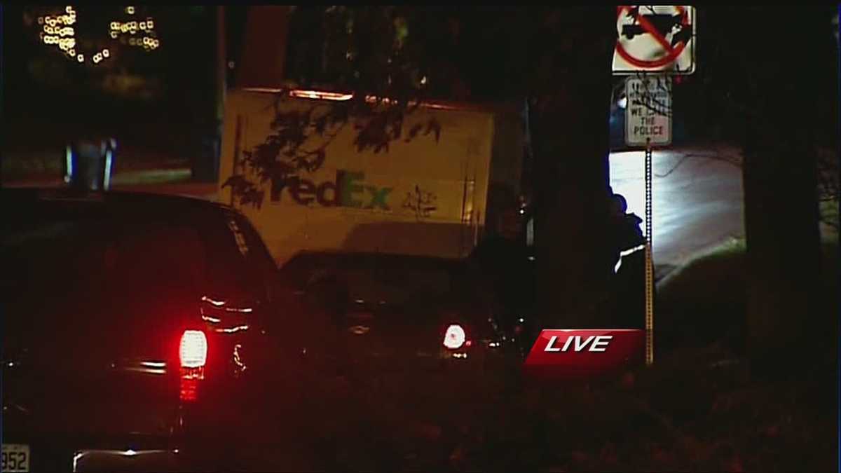 Police arrest driver after chase in FedEx truck