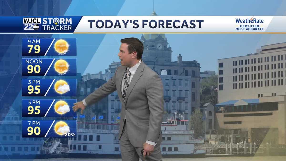 A hot one today with - WJCL