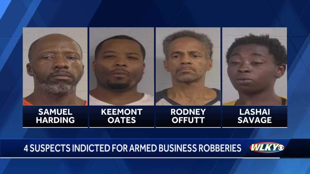 4 People Indicted In String Of Armed Robberies Of Louisville Businesses