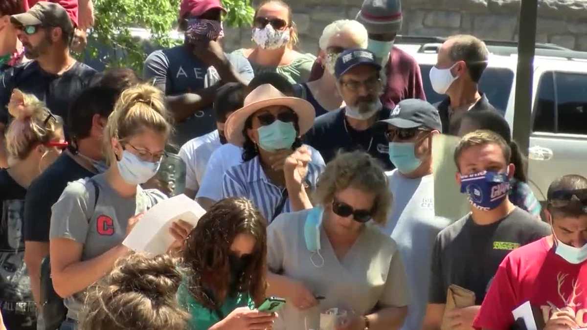 Clinton County DMV reopens Customers wait hours in line