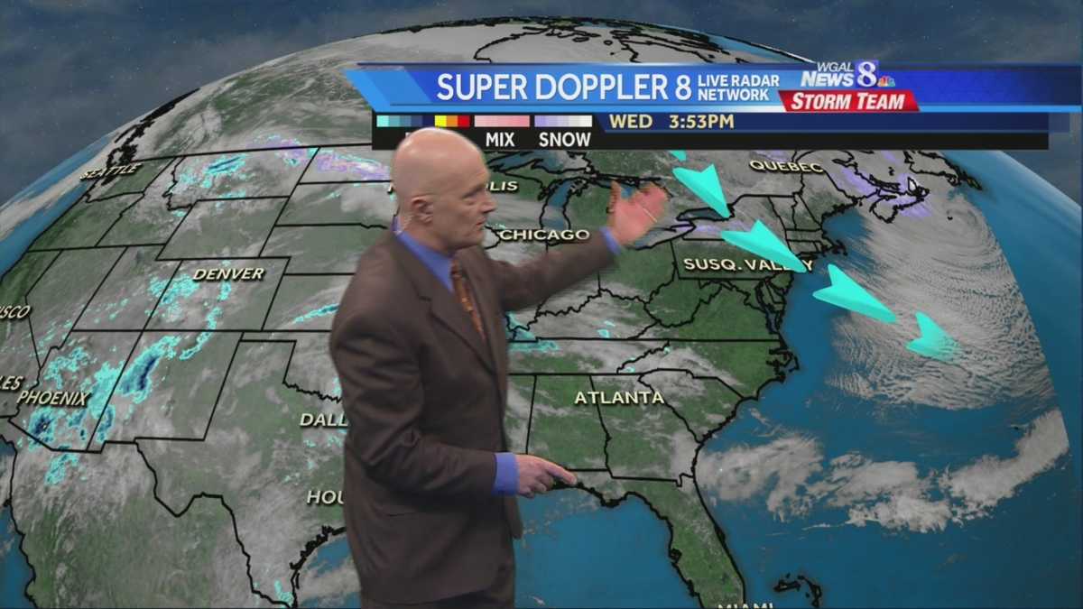 Snow and rain moves in Friday