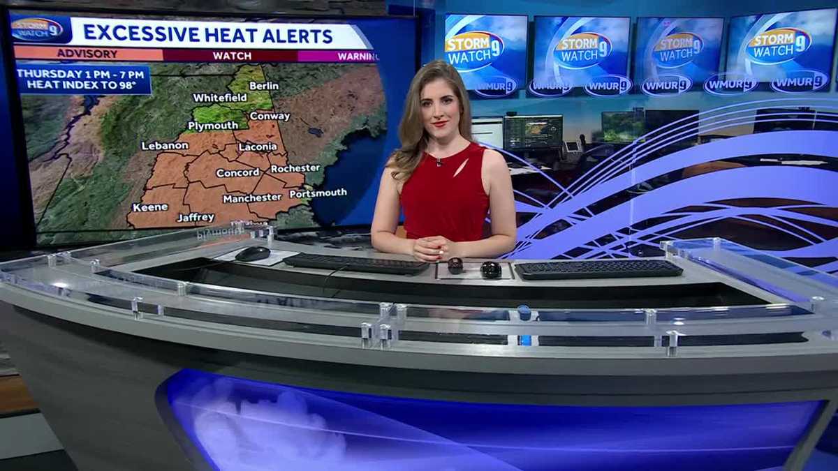 NH forecast video: Hot, humid Thursday with a heat advisory