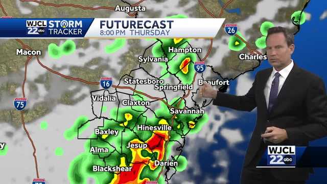 Savannah: Tracking heat and storms