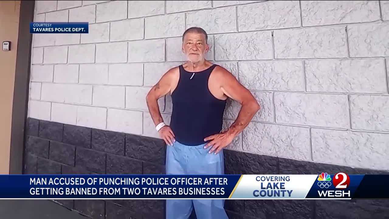 Man trespassed from businesses and accused of punching officer in Tavares - Vimarsana News