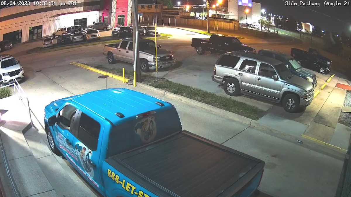 Louisiana car crash Metairie Bar video