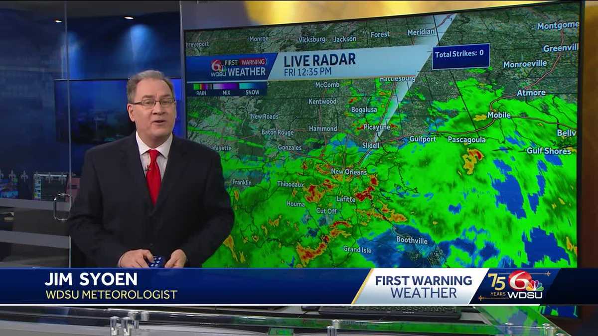 Rain Friday, improving weekend ahead