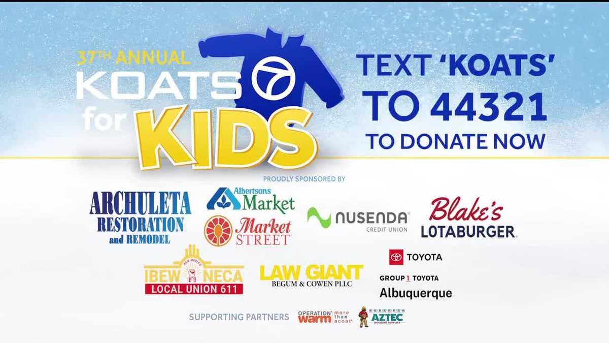 The annual KOATs for Kids Drive is officially underway
