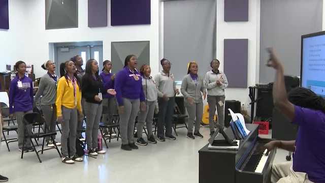 Edna Karr Choir kicking off Jazz Fest Gospel Tent performances