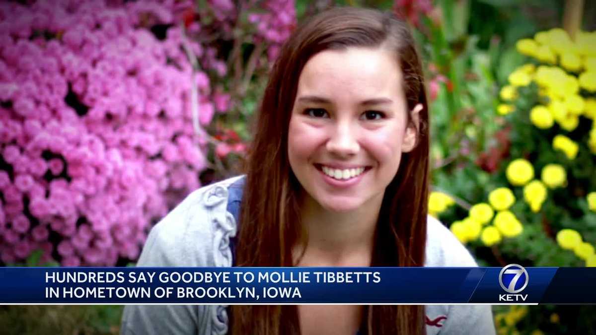 Hundreds say goodbye to Mollie Tibbetts in hometown of Brooklyn, Iowa