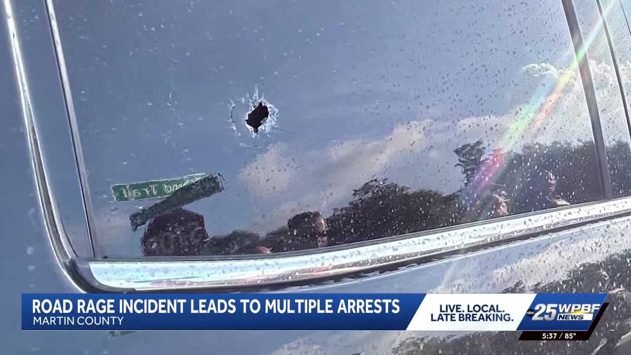 Road rage in Martin County leads to gunfire and two arrests
