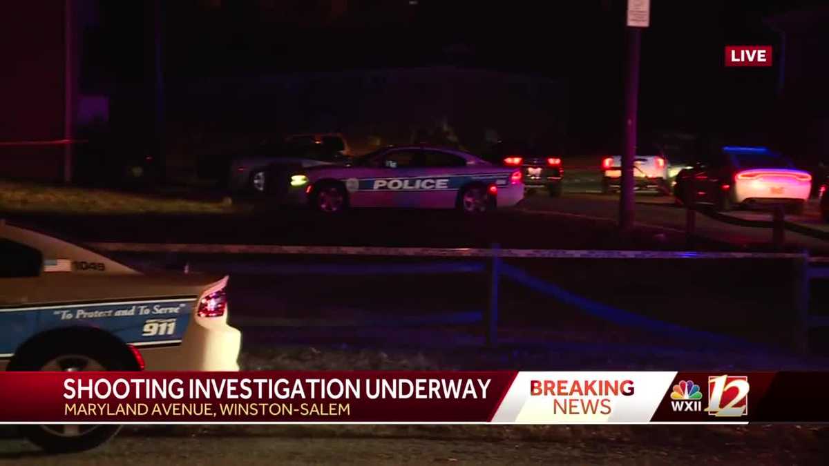 North Carolina police respond to shooting on Maryland Ave. in Winston-Salem