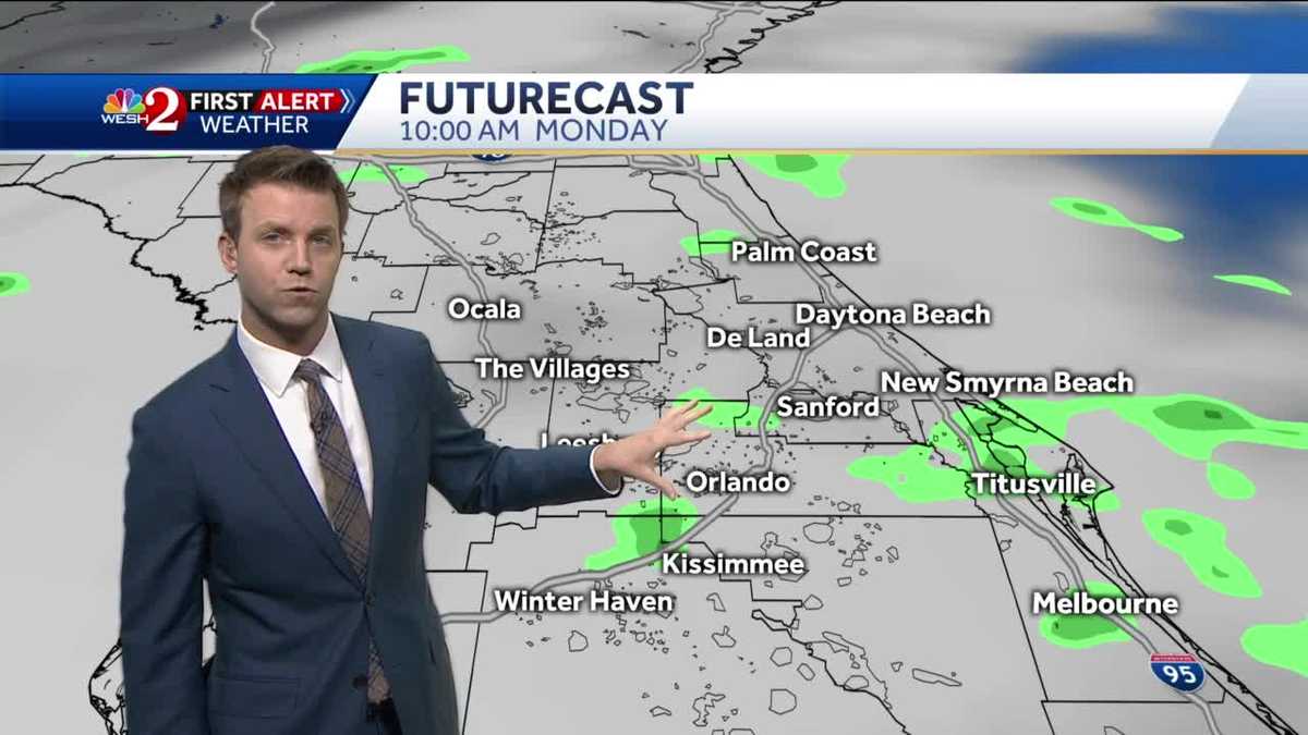 Rain moves in for Memorial Day
