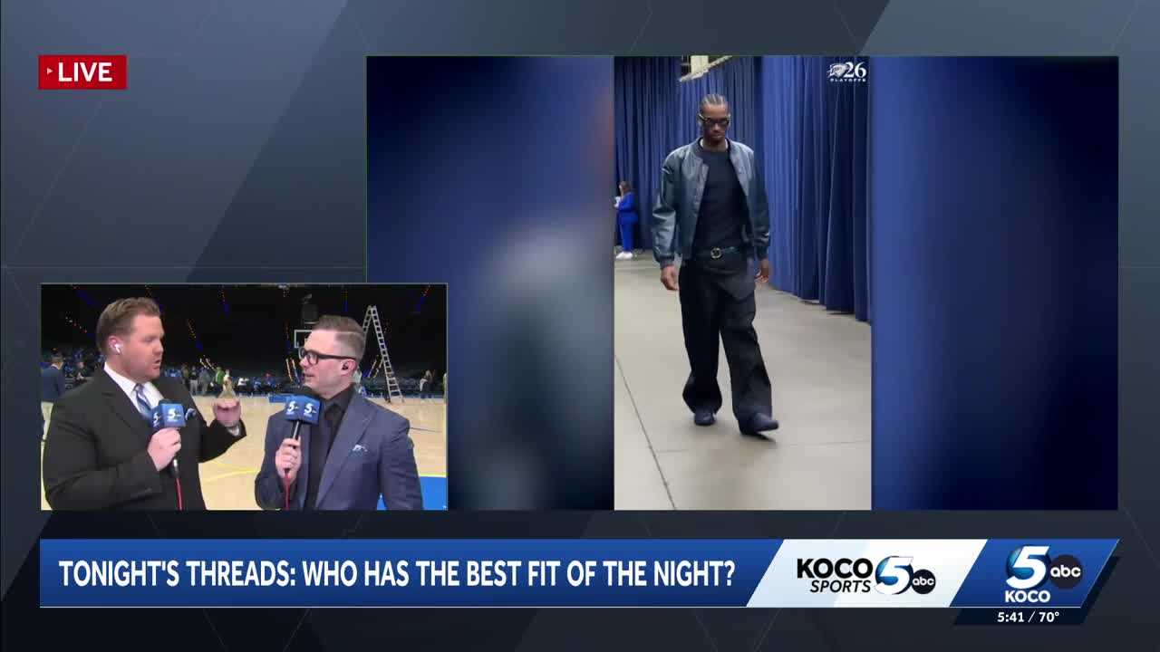 koco.com - Josh Wallace - Fit Check: KOCO 5 Sports ranks Thunder players attire ahead of Suns matchup