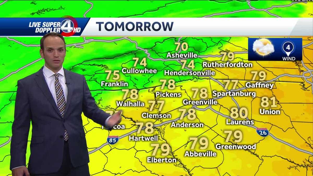 Videocast: Heavy rain tonight sunny tomorrow afternoon