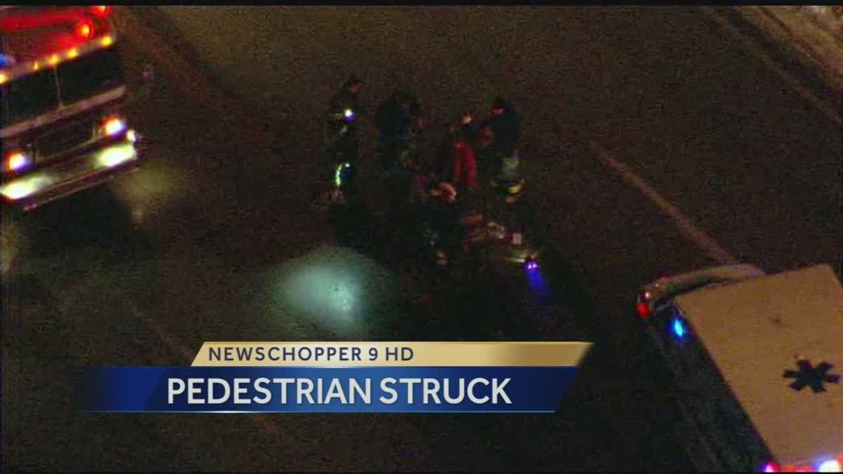 Pedestrian seriously hurt after being hit by car