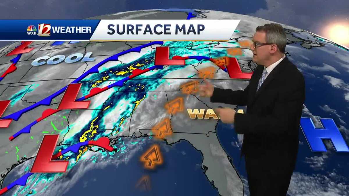 WATCH: Warm and breezy Thursday, rain brings cooler temps