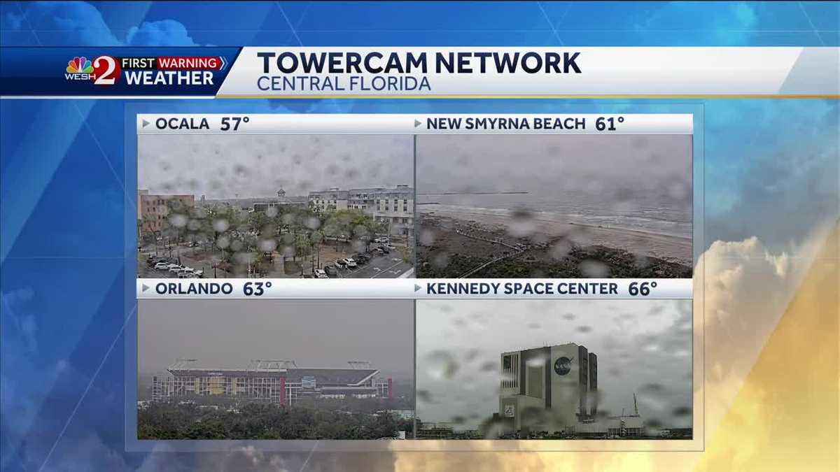 Rain will stick around all day in Central Florida
