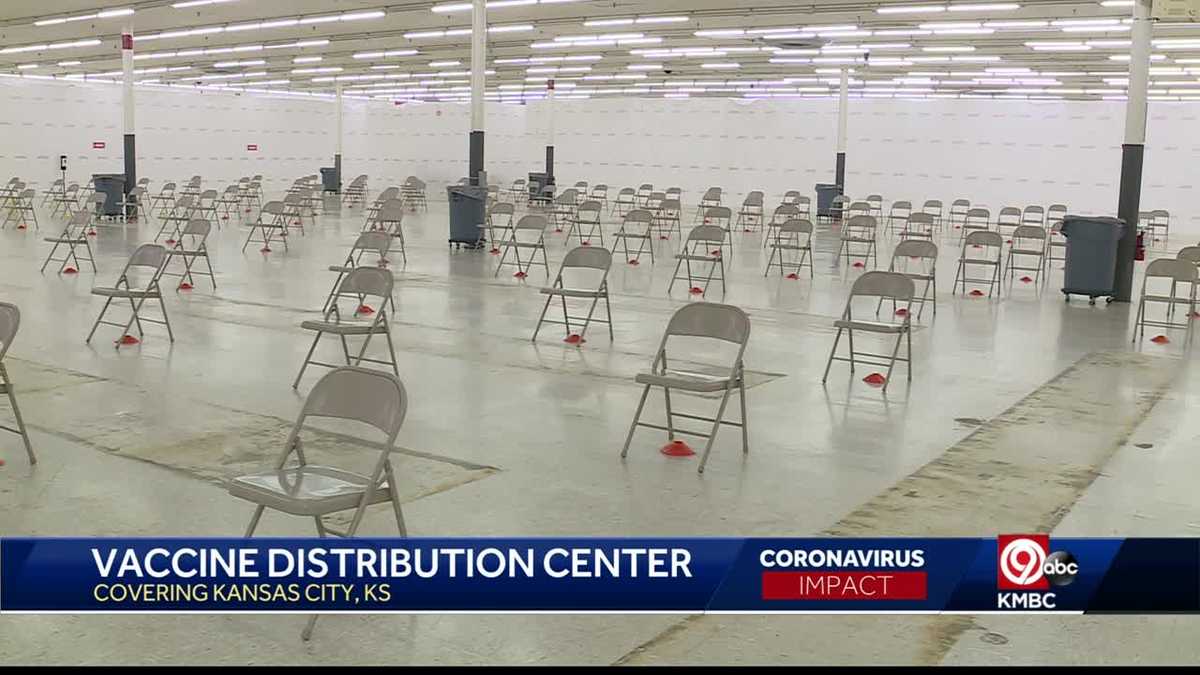 Vaccine distribution center set up in KCK