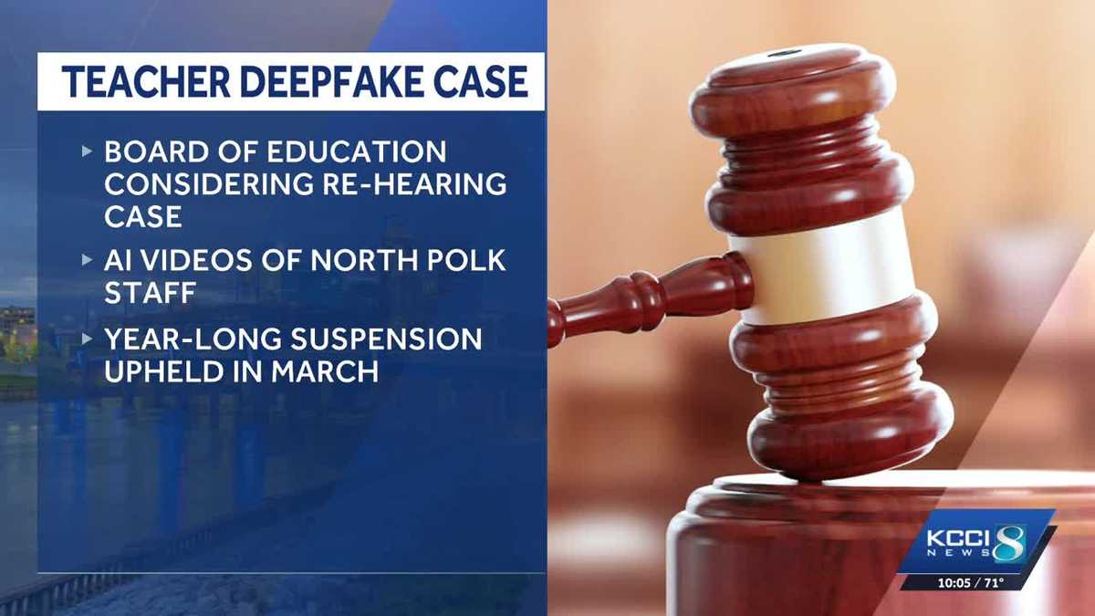 Iowa Board of Education weighs appeal for North Polk student who made sexual deepfakes of teachers