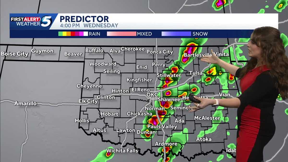 More storms again this afternoon across Oklahoma