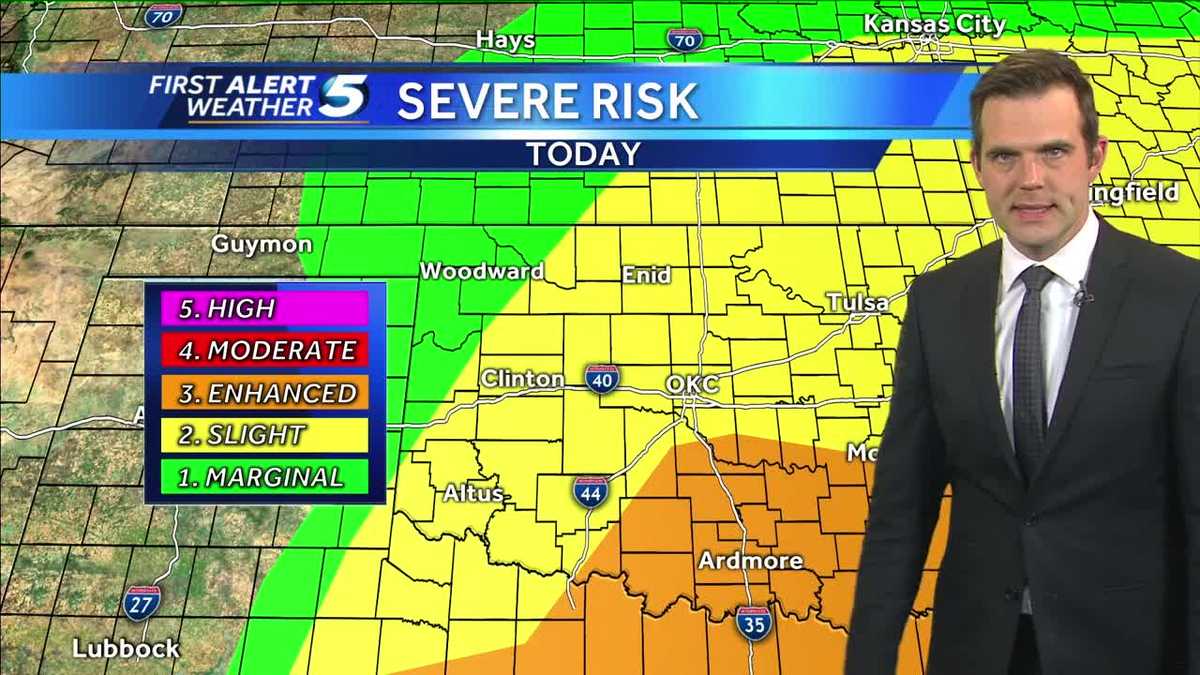 Forecast: Severe weather threatens Oklahoma Friday