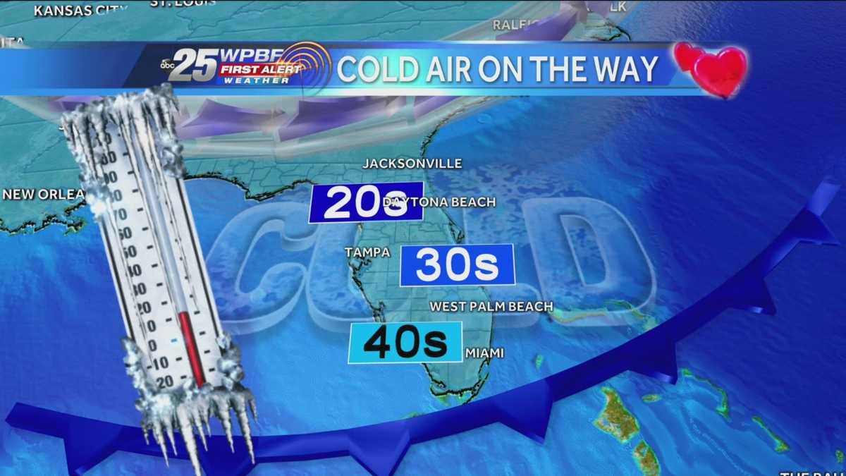Sunny Wednesday, cold blast arrives by weekend