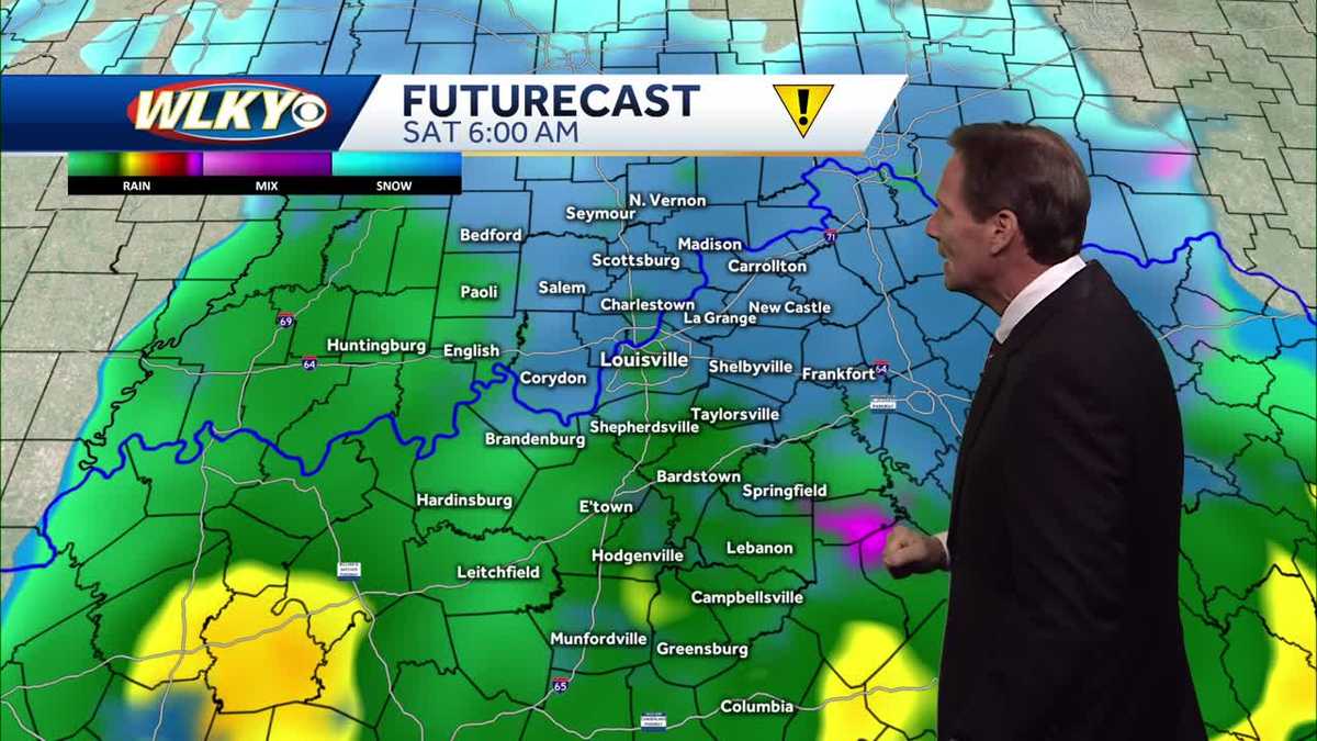 Impact weather: Rain changing to snow Friday night-Saturday morning