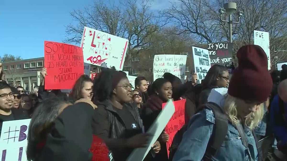 Crowd gathers for 'Black Lives Matter' rally in Lincoln