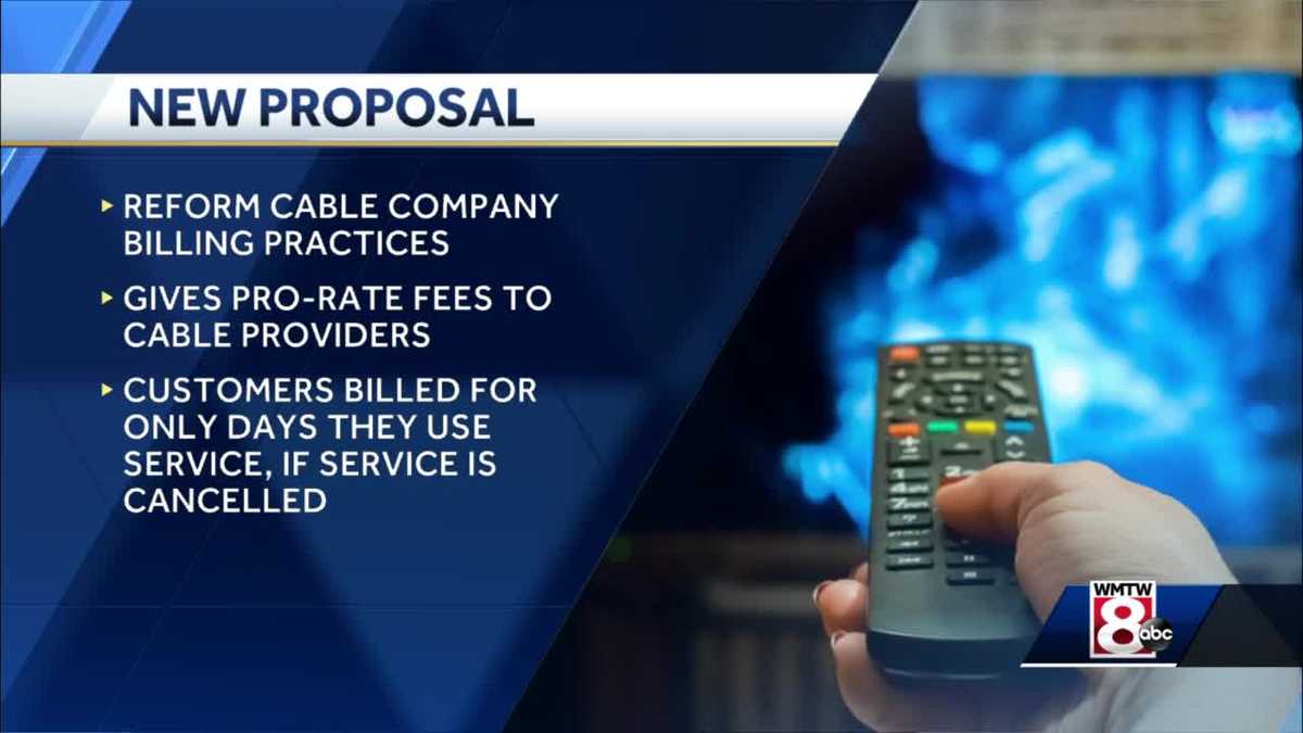 Cable providers would have to prorate under Maine proposal
