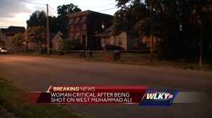 Police investigating after woman shot in Russell neighborhood